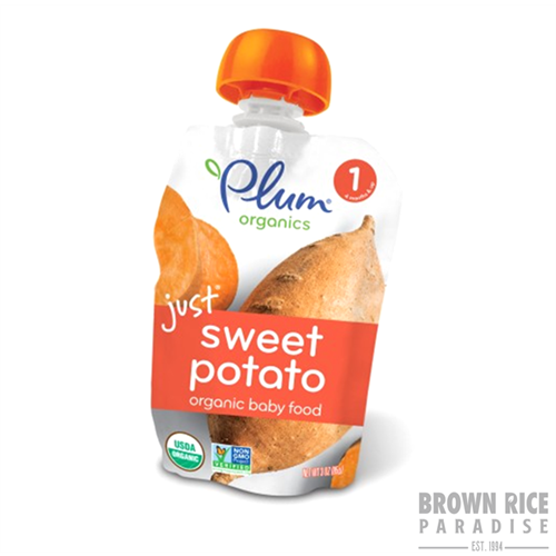Plum Organics Organic Stage 1 Just Sweet Potato Pouch, 3 OZ