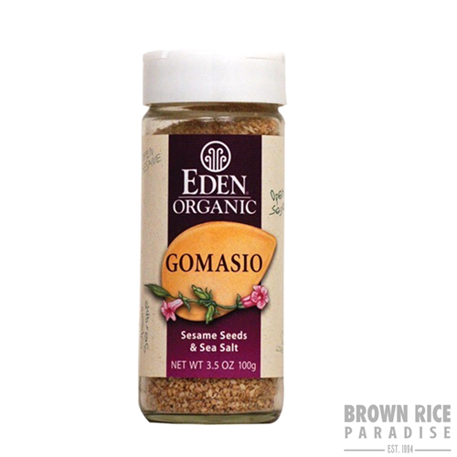 Eden Foods 100% Organic Gomasio Sesame Seeds & Sea Salt Shaker, 3.5 OZ
