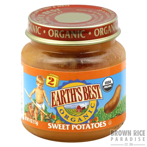 Earth's Best Organic Second Stage 2 Sweet Potatoes, 4 OZ