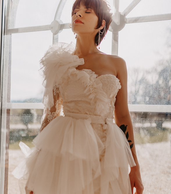 robe Diana Cécile Labrunie créatrice de robes de mariée écoresponsable Limoges