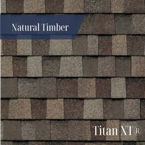 Natural Timber asphalt roofing shingles for wood-inspired roof aesthetics