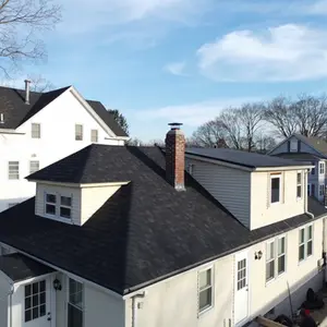 Roof replacement in Westerly, Rhode Island featuring Owens Corning Duration Black Onyx roof.