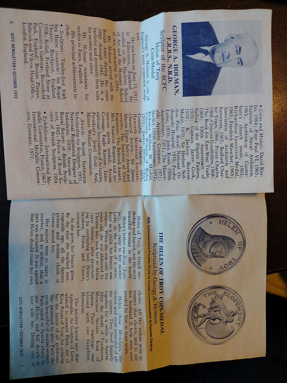 Thumbnail: 1 oz sterling silver proof Helen of Troy coin with all original receipts