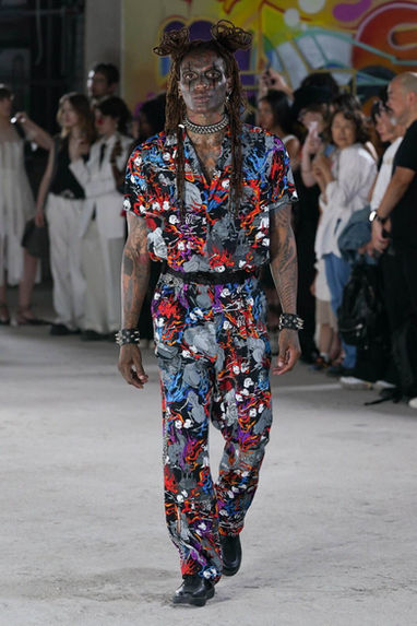 APL MODELS - Drew Baptiste for KIDILL SS24 during Paris Fashion Week