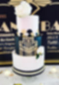 Art Deco Hochzeitstorte