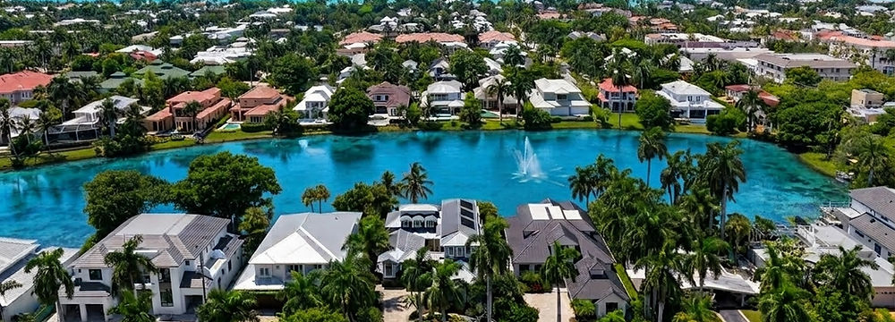 A home severely damaged by a hurricane.