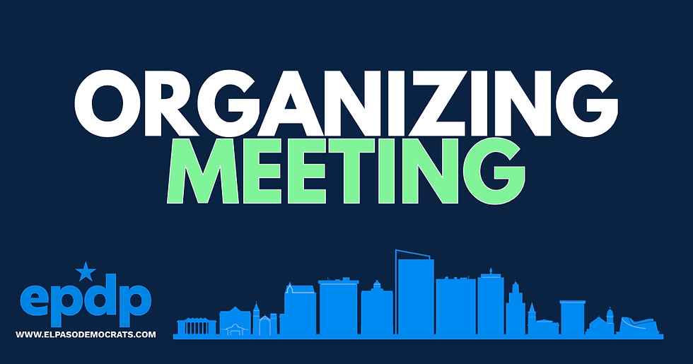 San Elizario Organizing meeting!
