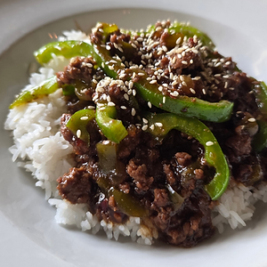 Pepper & Beef Bowl