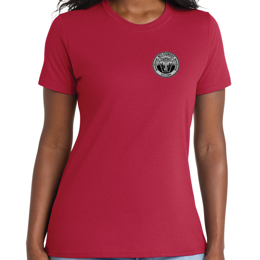 Thumbnail: Ladies 50/50 T-shirt (242 - LOGO 1)