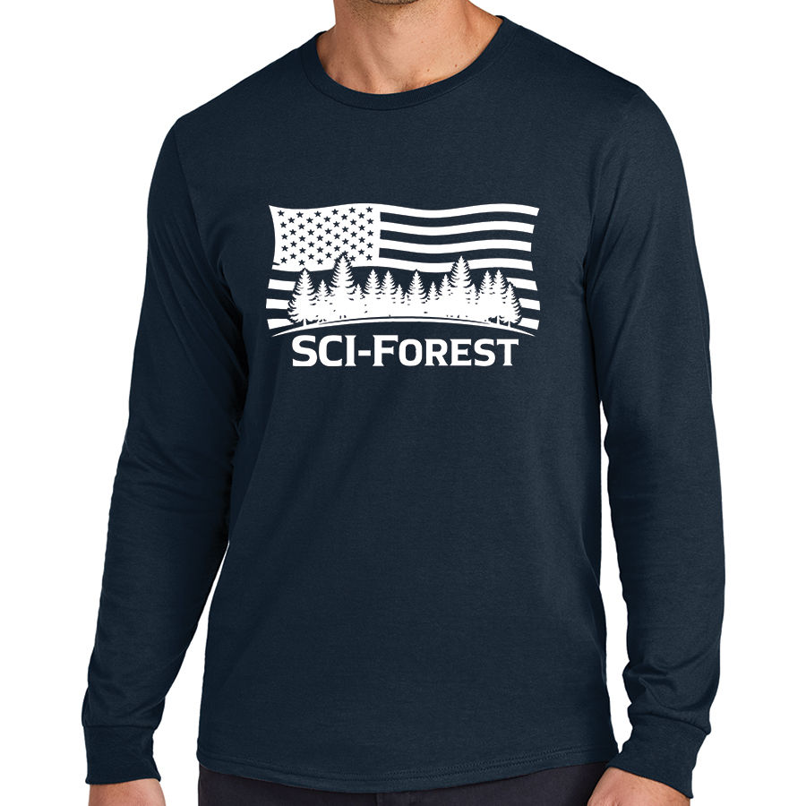 Thumbnail: 100% Cotton Long Sleeve T-shirt (242 - LOGO 3