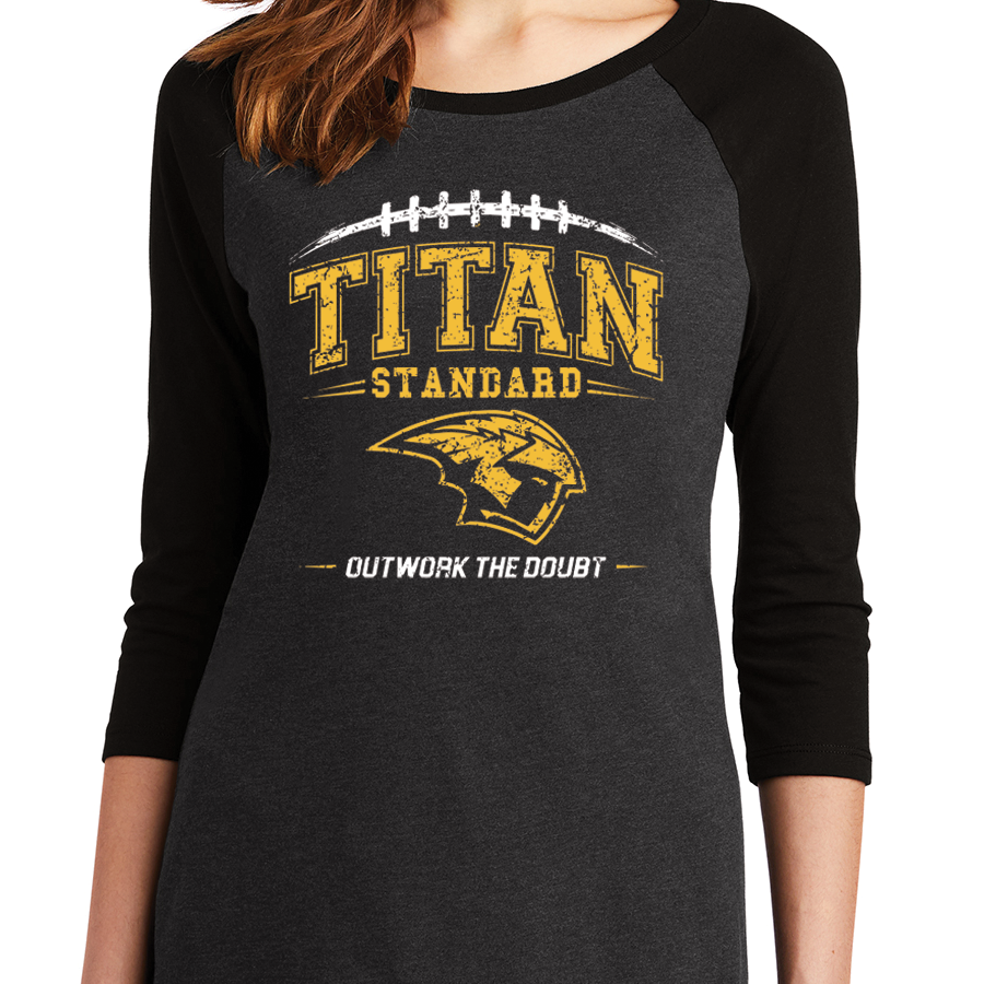 Ladies Perfect Tri 3/4-Sleeve T-Shirt (253)