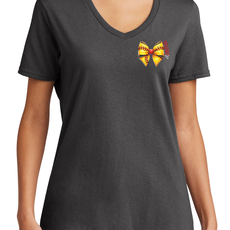 Thumbnail: Brockway Baseball/Softball Ladies V-Neck Tee