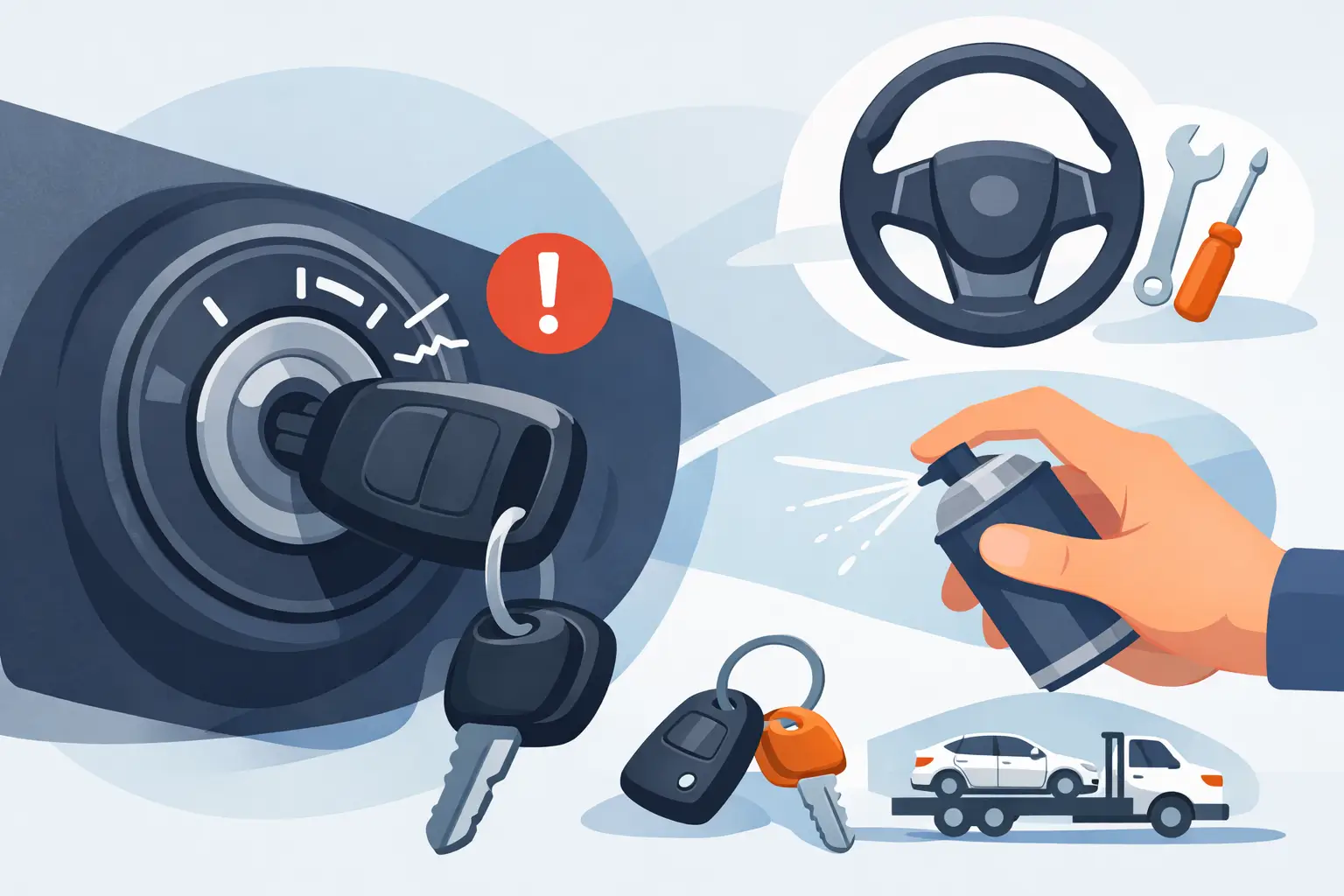 Ignition Repair, Ignition Switch & Cylinder Replacement — Pacific Locksmith, Vancouver WA