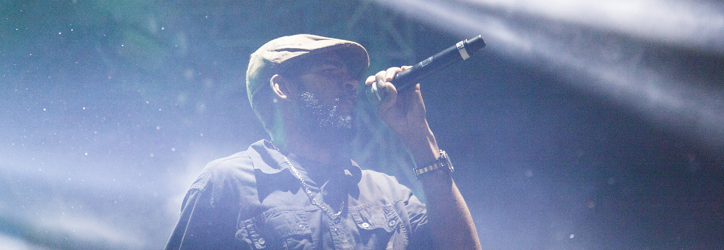 Singer on Stage
