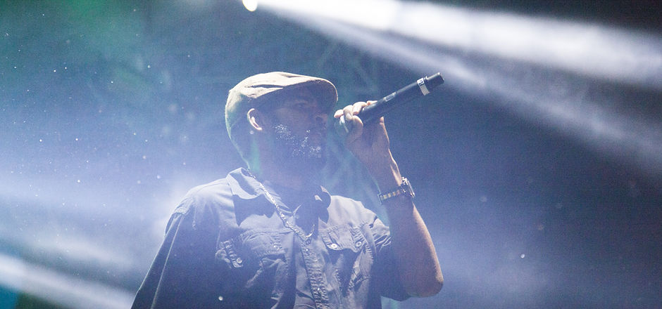 Singer on Stage