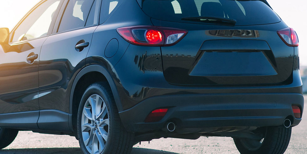 rear of small car