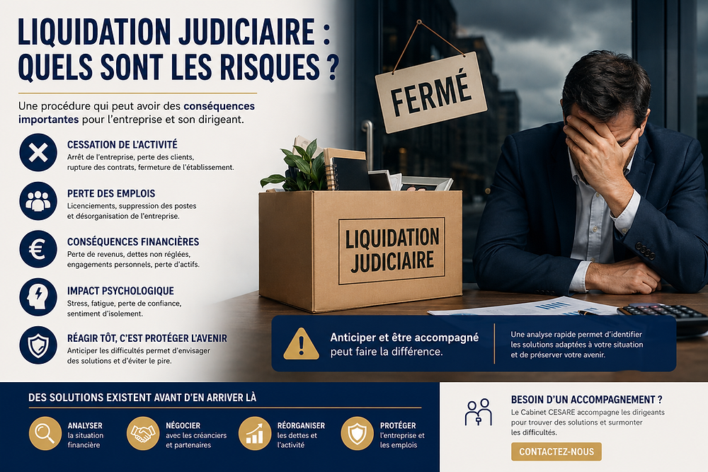 Liquidation judiciaire : comprendre les risques pour une entreprise Liquidation judiciaire : comprendre les risques pour une entreprise