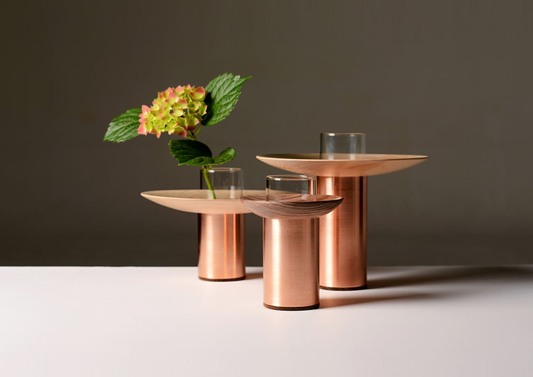 design vase cooper plant