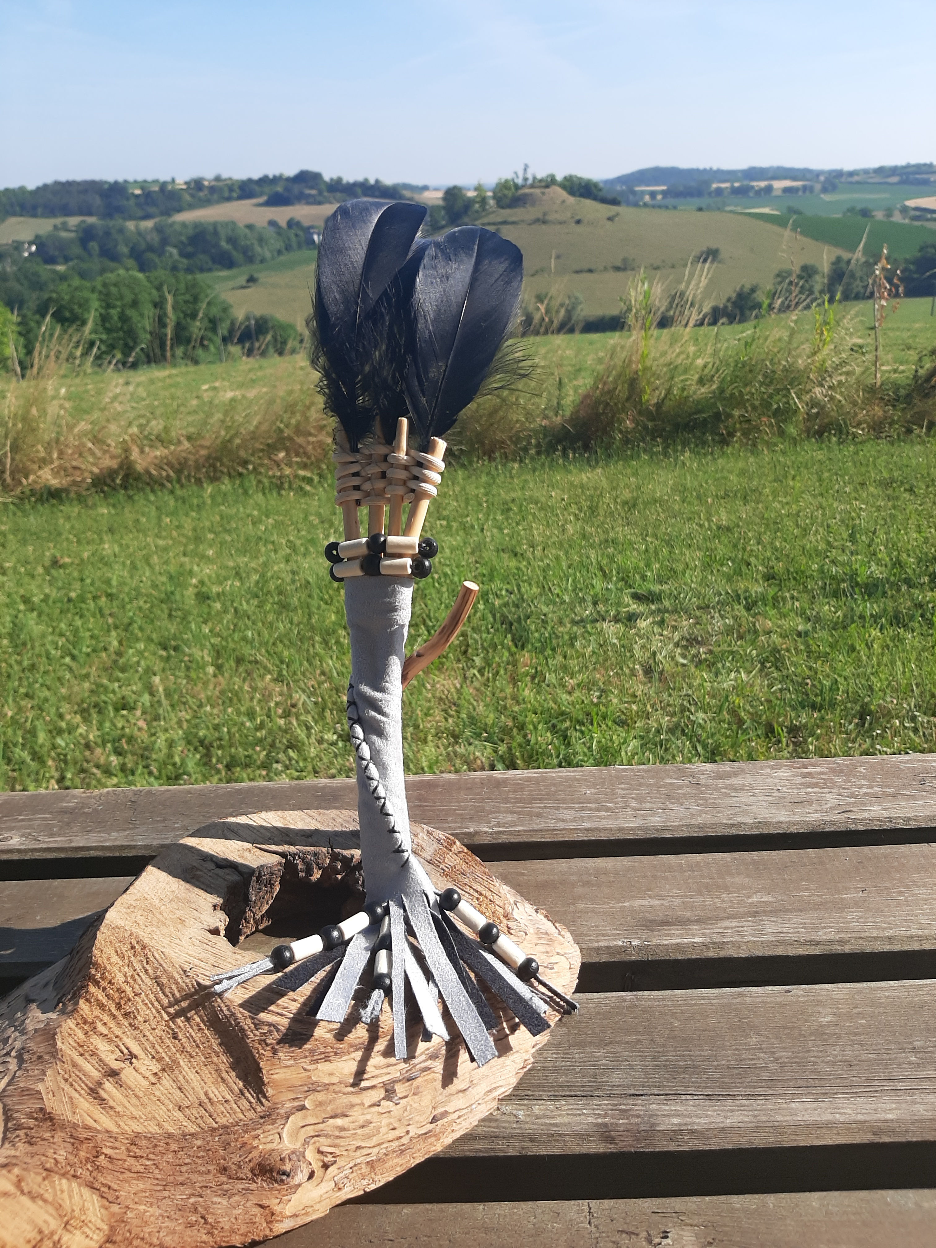 Smudge Fan Plume d'Oie Teintée noire