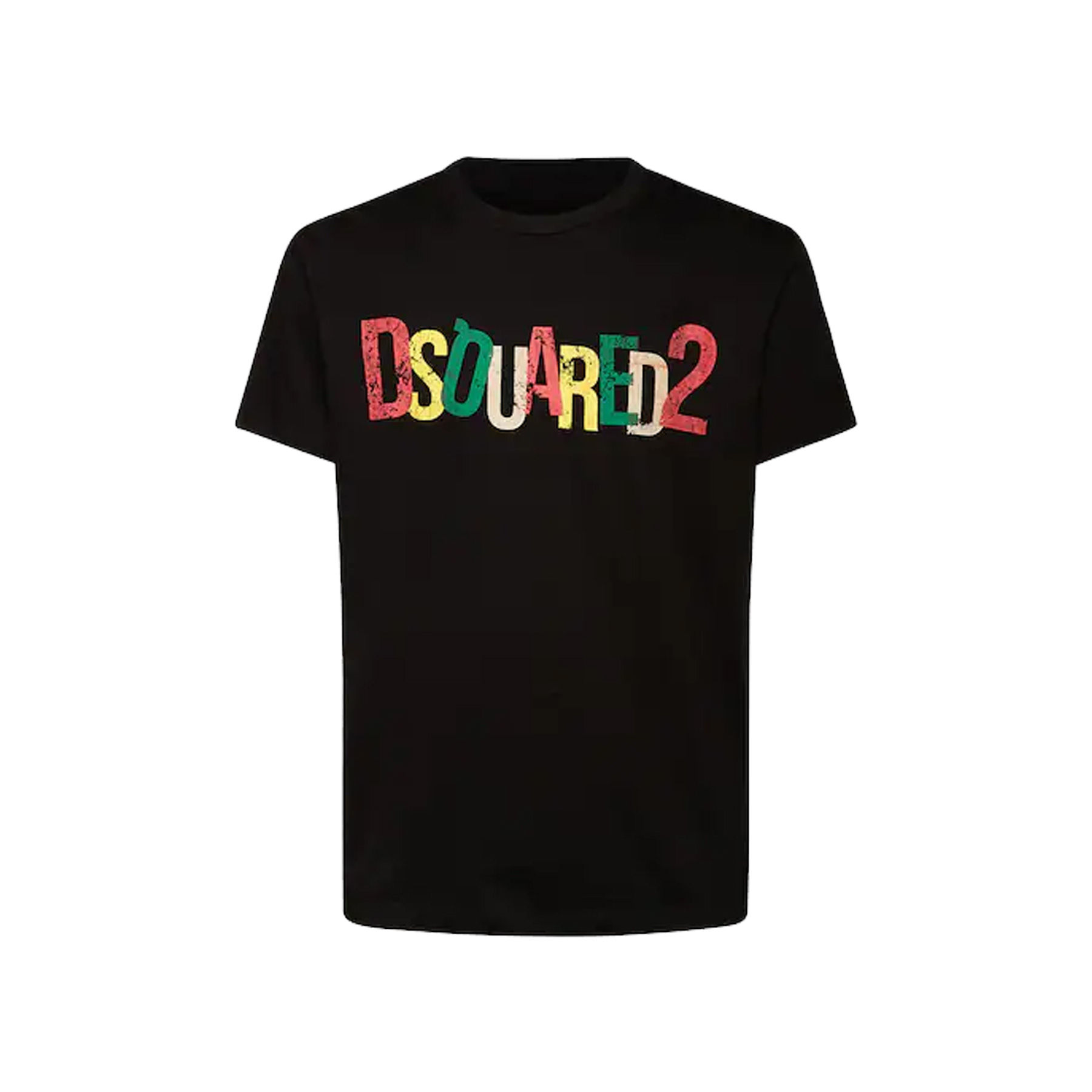 DSQUARED2 JAMAICAN COOL TEE IN BLACK