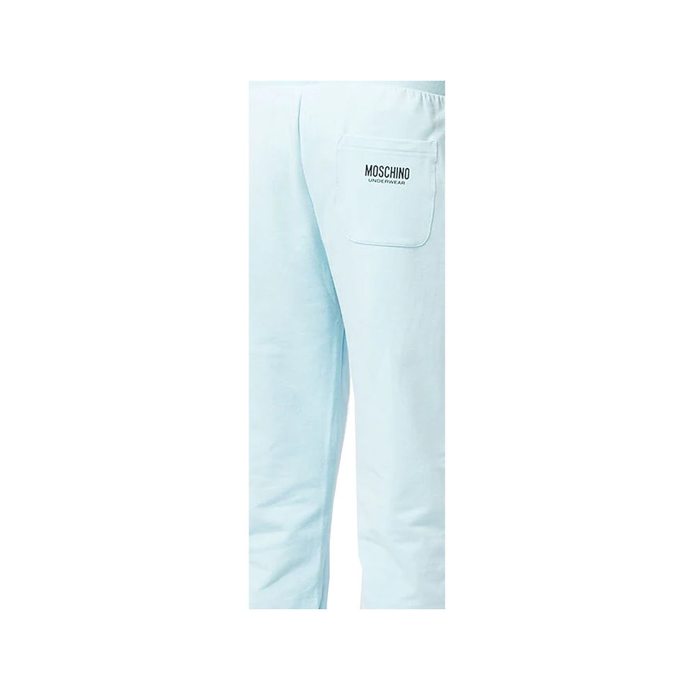 Thumbnail: MOSCHINO LOGO SWEATPANTS IN LIGHT BLUE