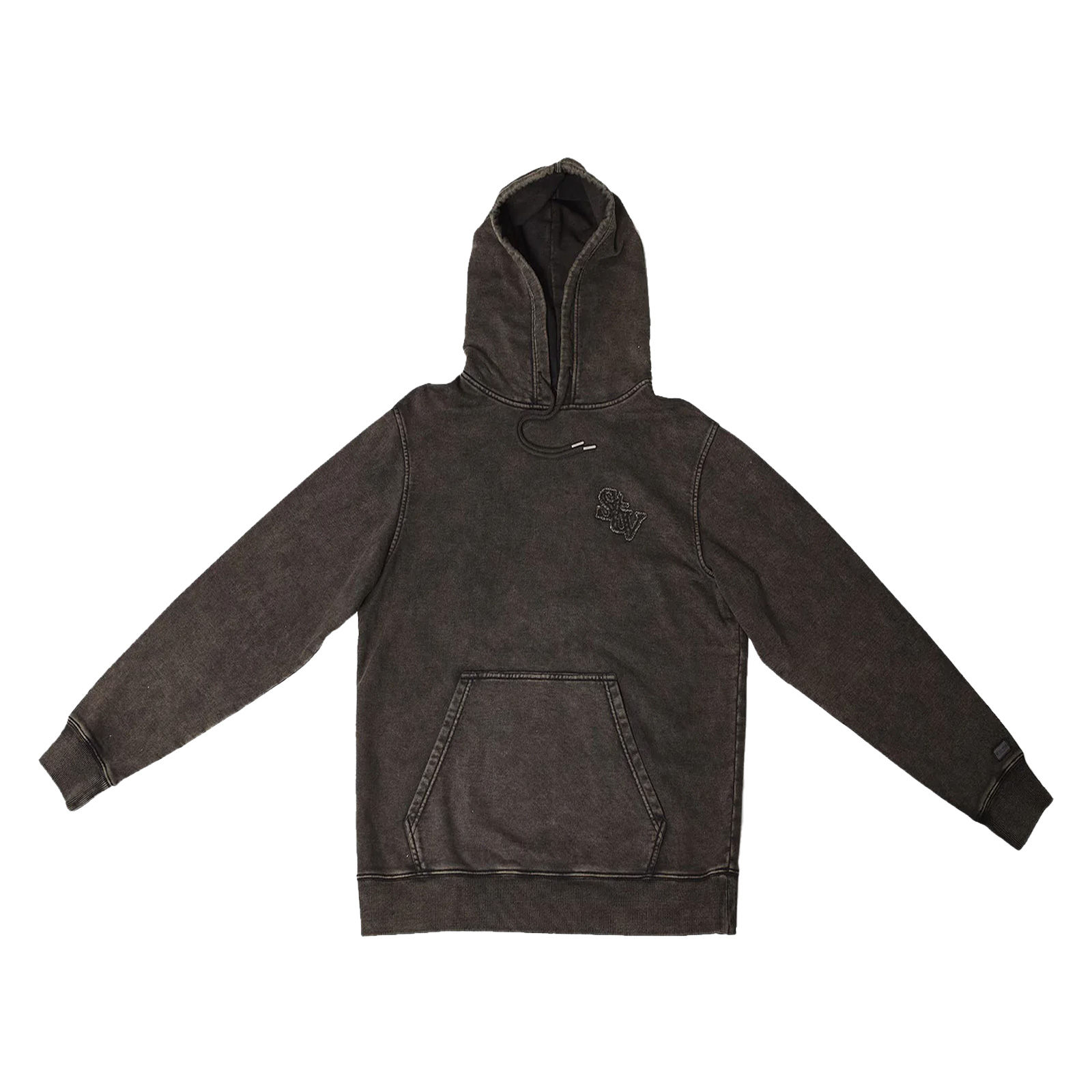 SI TU VEUX CORE 2.0 HOODIE | WASHED BLACK