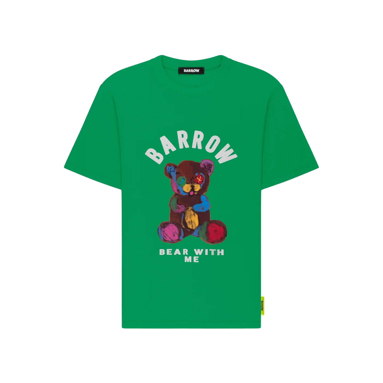 BARROW TEDDY PRINT TEE | GREEN