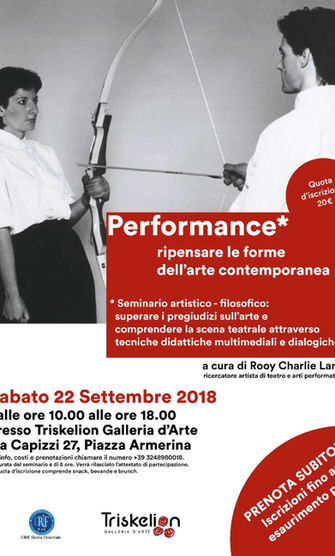 Performance. Ripensare le forme dell’arte contemporanea
