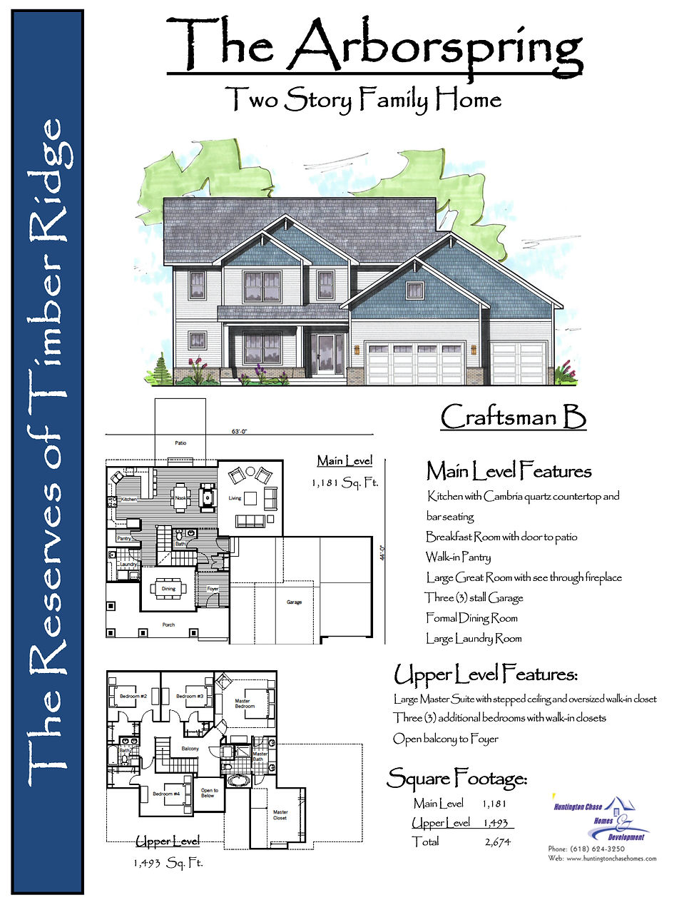 two story Huntington Chase