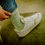 Miniaturbild: Tennissocken | [ot ku’thür] in grün, getragen.