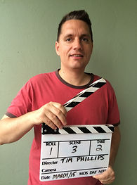 Tim Phillips Holding Film Slate