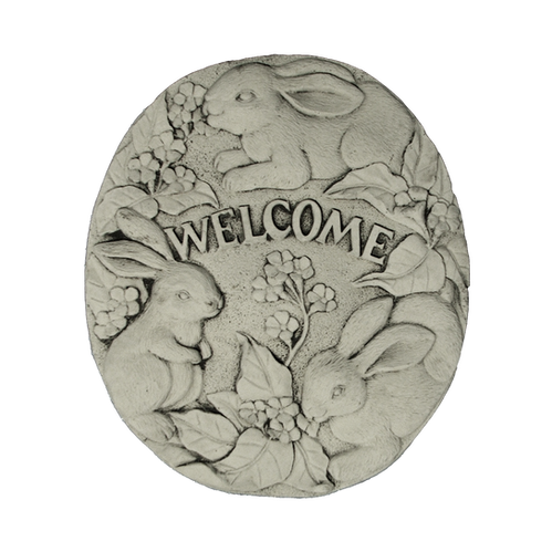 2d Rabbit Plaque Welcome Rabbit Plaque | Dream Gardens