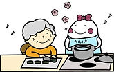ヘルパーと一緒に行う家事動作