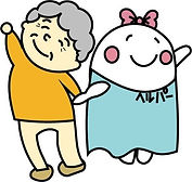 ヘルパーと高齢女性