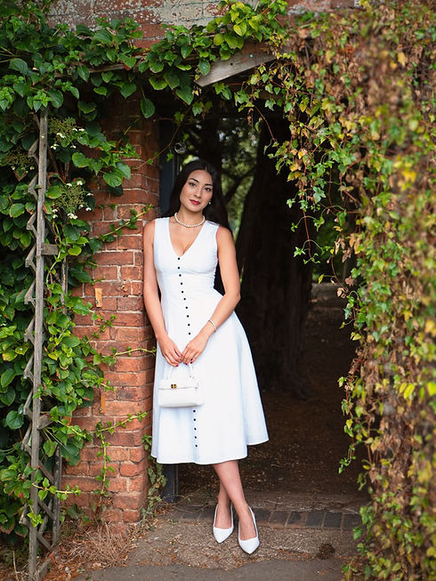 Spring White Linen Midi Dress Elegant.jpg