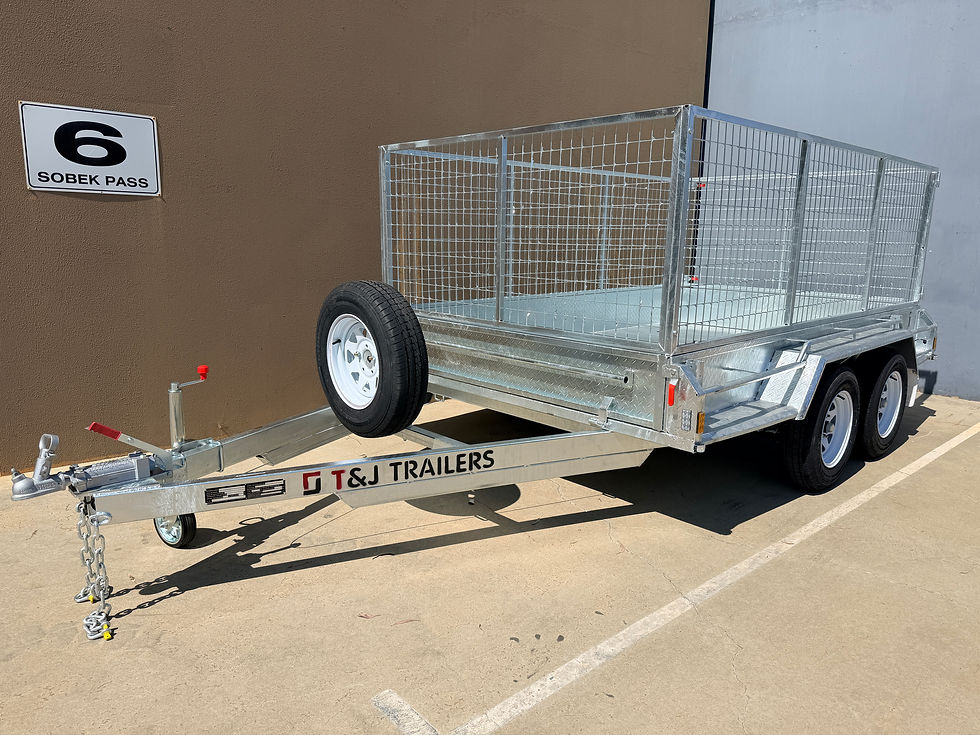 10x6 Tandem cage Box Trailer