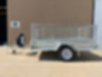 8x5 galvanised single axle box trailer in Perth