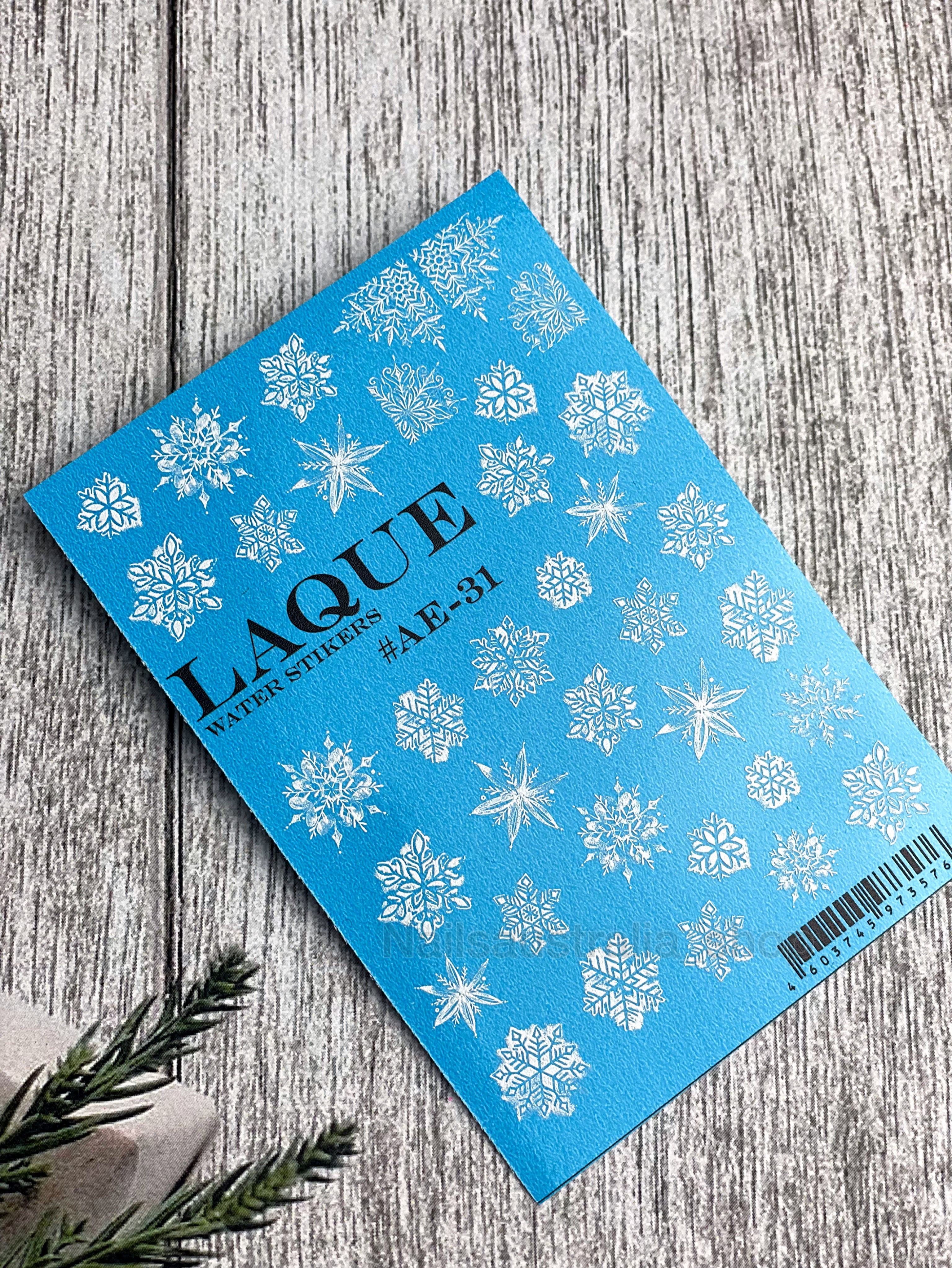 Water sticker №AE-31 (white)