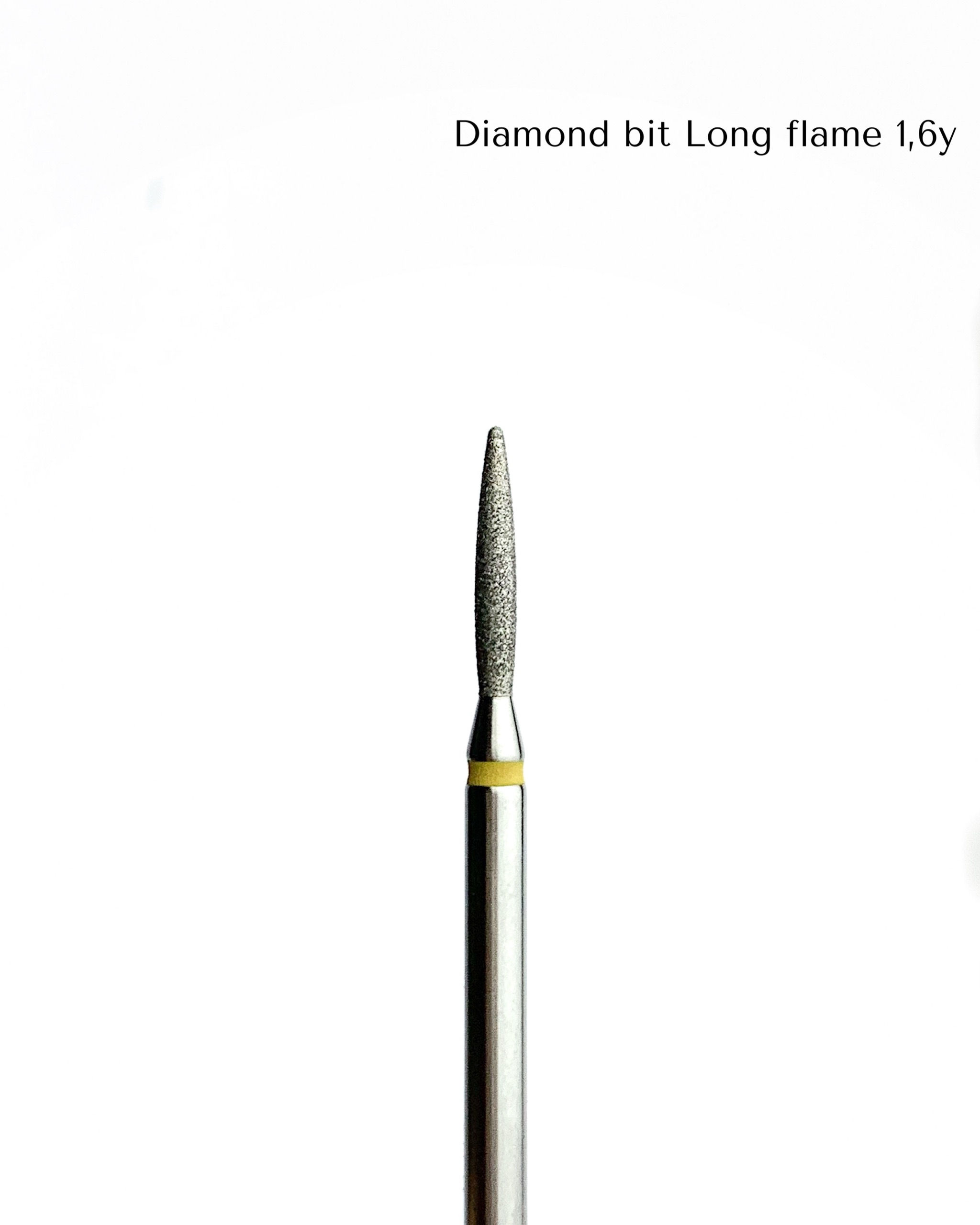 Diamond bit Long flame 1,6y