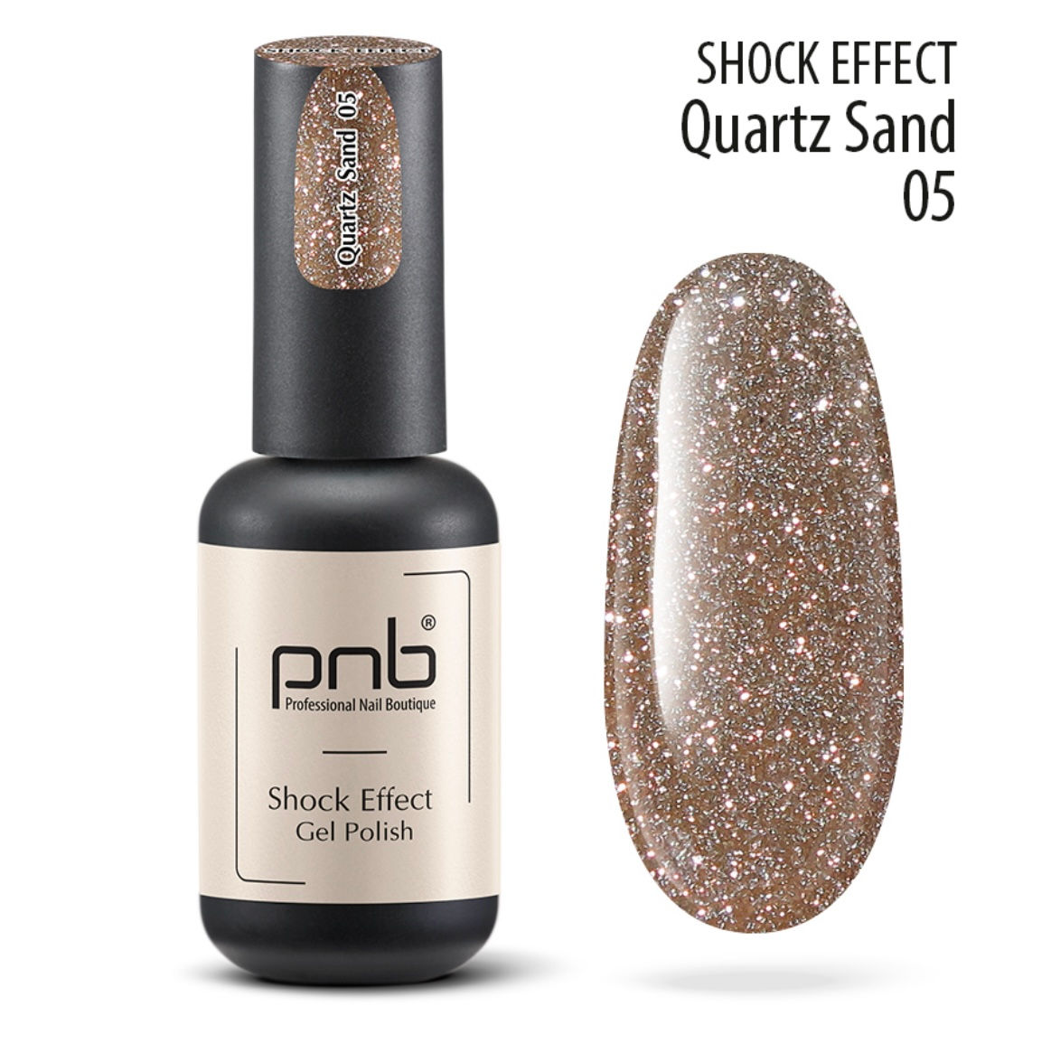 PNB Gel polish SHOCK EFFECT 05 Quartz Sand