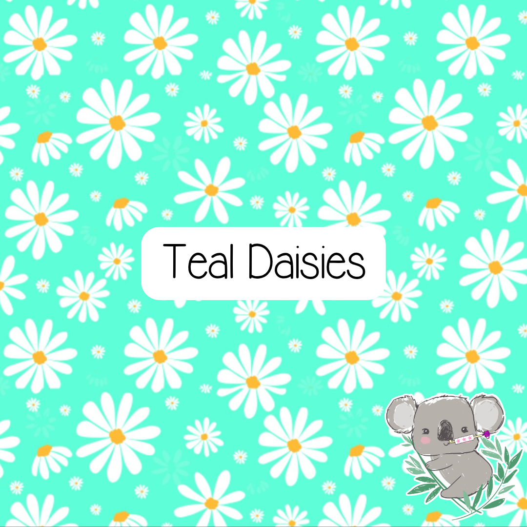 Teal Daisies