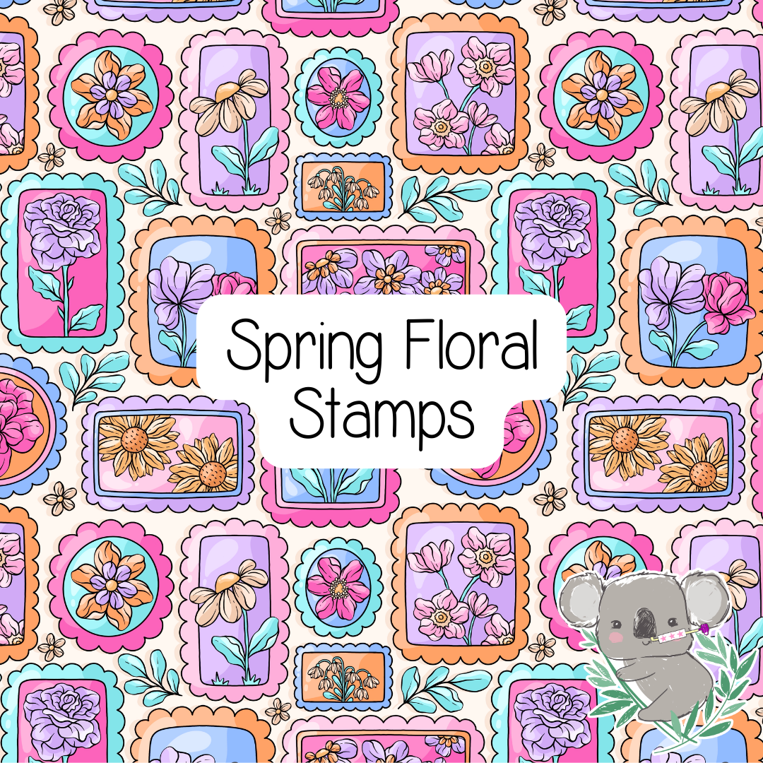 Spring Floral Stamps