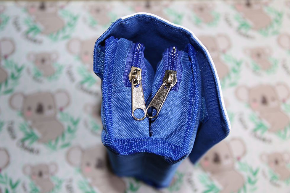 Thumbnail: Double Section Storage Pouch