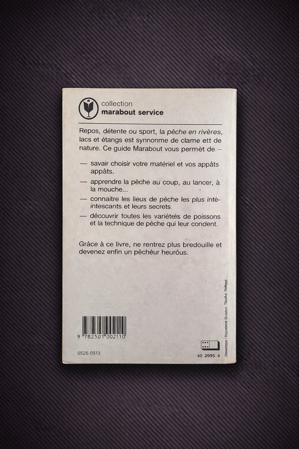 Miniature : Le guide Marabout de la pêche en rivière, lac, étang – Édition collector février