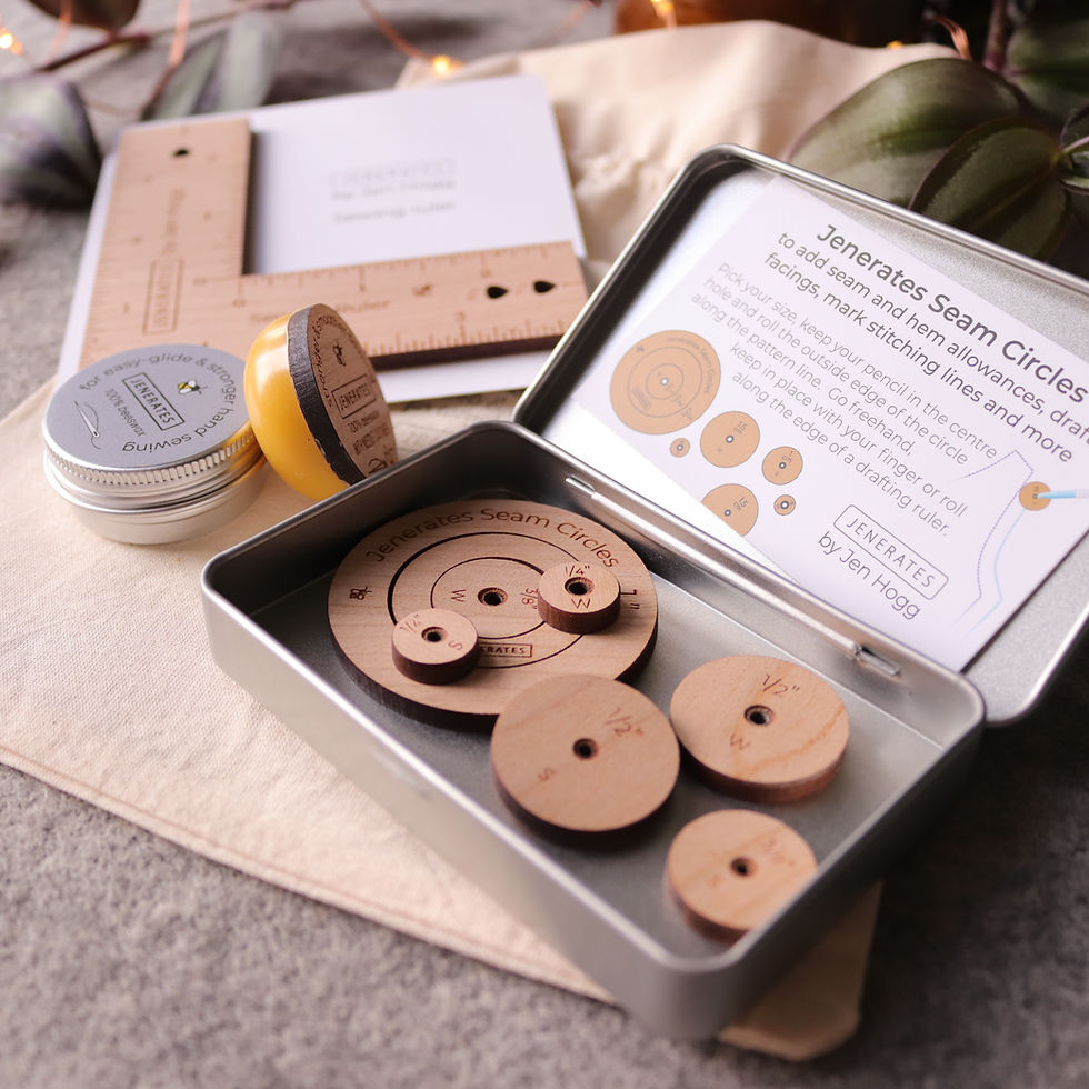 Thumbnail: Gift set 3: Jenerates seam circles, ruler & wax