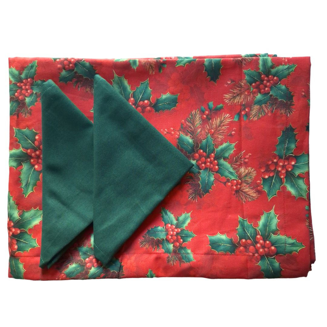 Tovaglia "Sera di Natale" cotone 100% panama