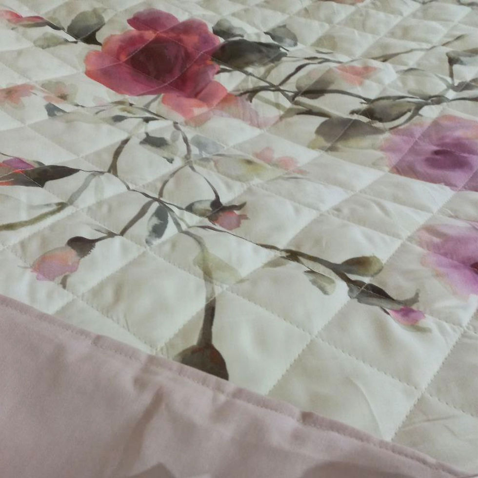 Thumbnail: Trapunta o trapuntino "BLOOM" raso