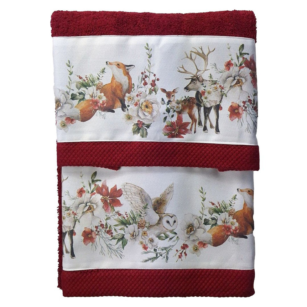 Thumbnail: Set asciugamani "BOSCO FIORITO"