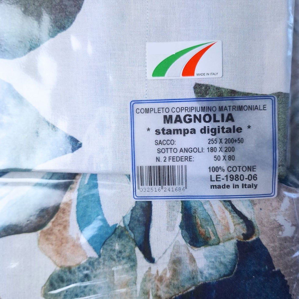 Thumbnail: Parure copripiumino "MAGNOLIA"