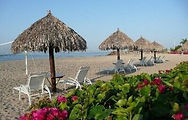 Private Beach Furniture with Palapas